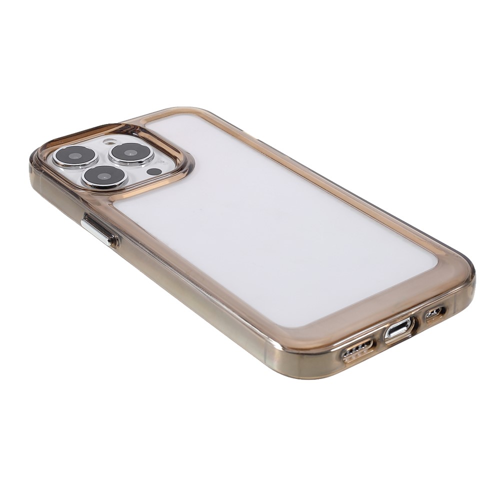 Anti-Drop Anti-Scratch High Transparency TPU + Acrylic Protective Phone Case Cover for iPhone 13 Pro Max 6.7 inch - Grey-4