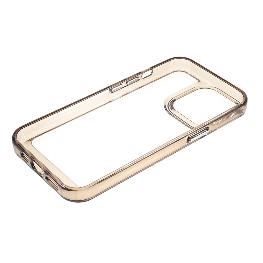 Anti-Drop Anti-Scratch High Transparency TPU + Acrylic Protective Phone Case Cover for iPhone 13 Pro Max 6.7 inch - Grey-7