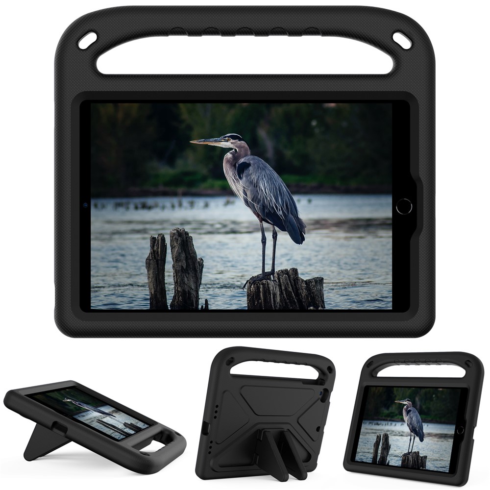 Anti-drop Scratch Resistant EVA Tablet Case Cover with Kickstand Handle Design for Apple iPad mini (2019) 7.9 inch/4/3/2/1 - Black-5