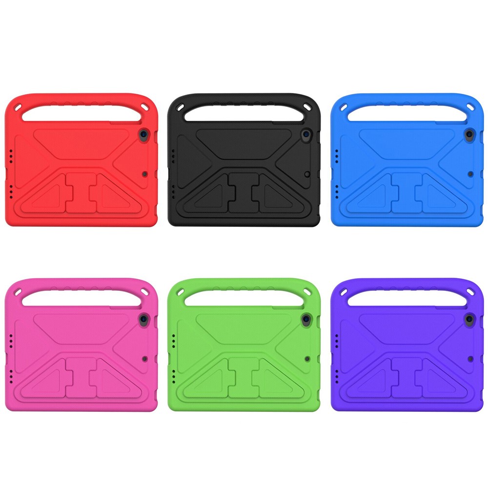 Anti-drop Scratch Resistant EVA Tablet Case Cover with Kickstand Handle Design for Apple iPad mini (2019) 7.9 inch/4/3/2/1 - Black-6