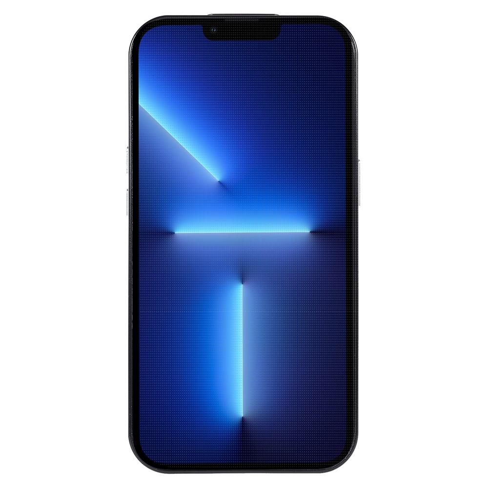 Full Covering Phone Case Magnetic Absorption Front Tempered Glass and Back Acrylic Phone Cover for iPhone 13 Pro Max 6.7 inch - Black-4