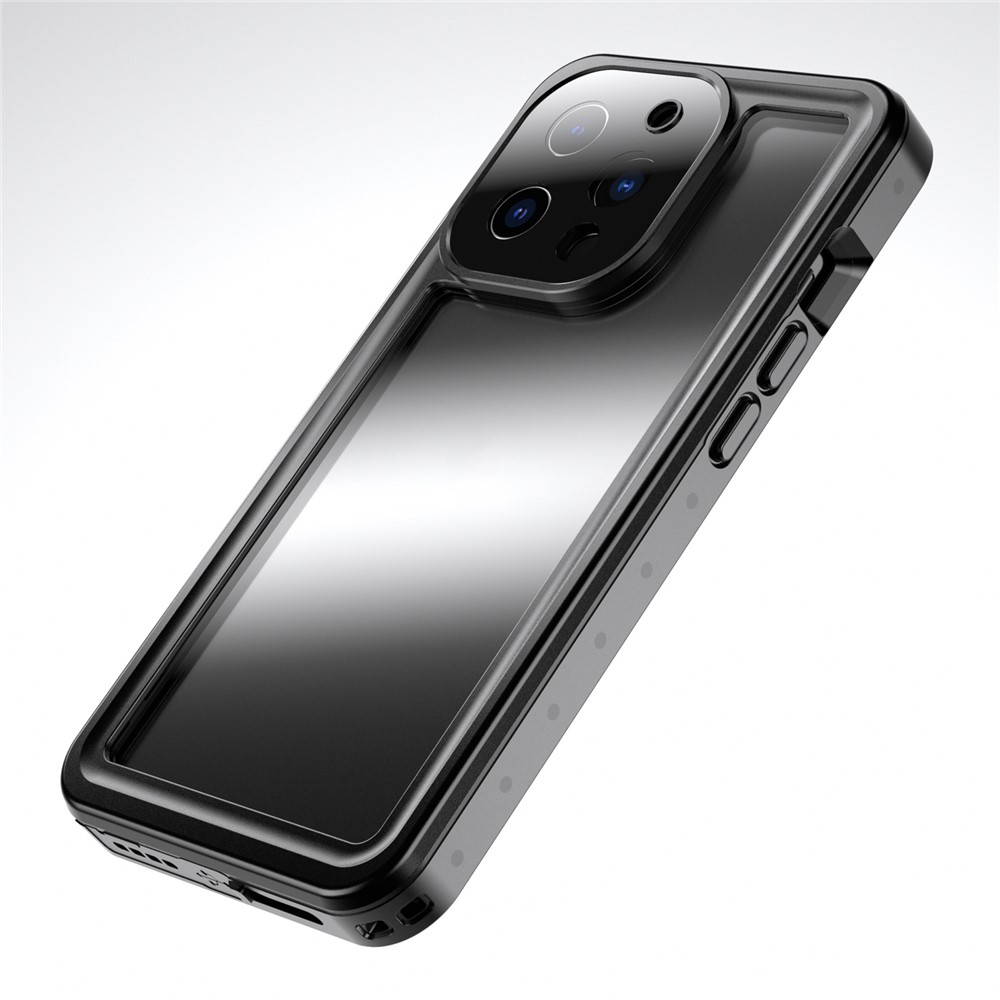 REDPEPPER PRO Series Drop-proof IP68 Waterproof Scratch Resistant Transparent Phone Case for iPhone 13 Pro 6.1 inch-13