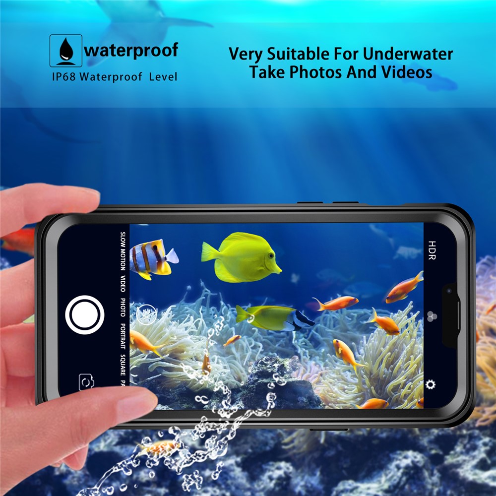 REDPEPPER PRO Series Shockproof Drop-proof IP68 Waterproof Transparent Phone Cover Case for iPhone 13 Pro Max 6.7 inch-4
