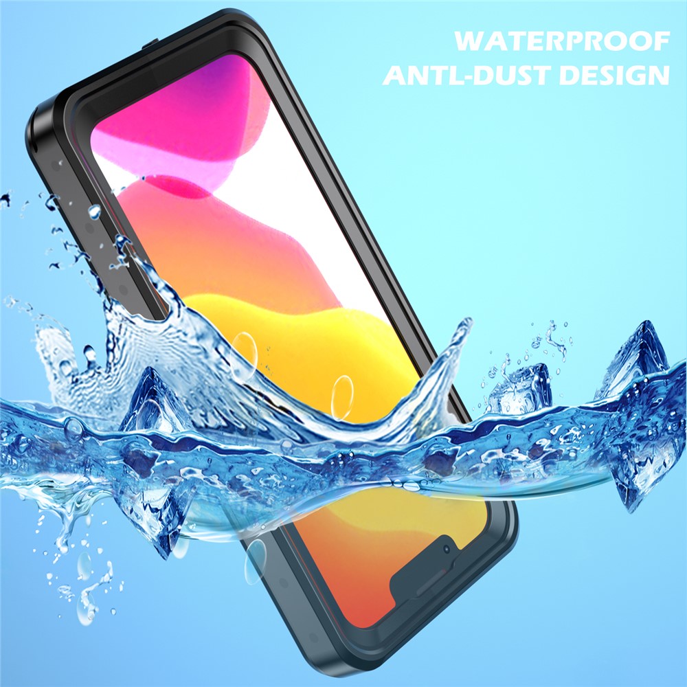 REDPEPPER PRO Series Drop-proof IP68 Waterproof Scratch Resistant Transparent Phone Case for iPhone 13 mini 5.4 inch-4