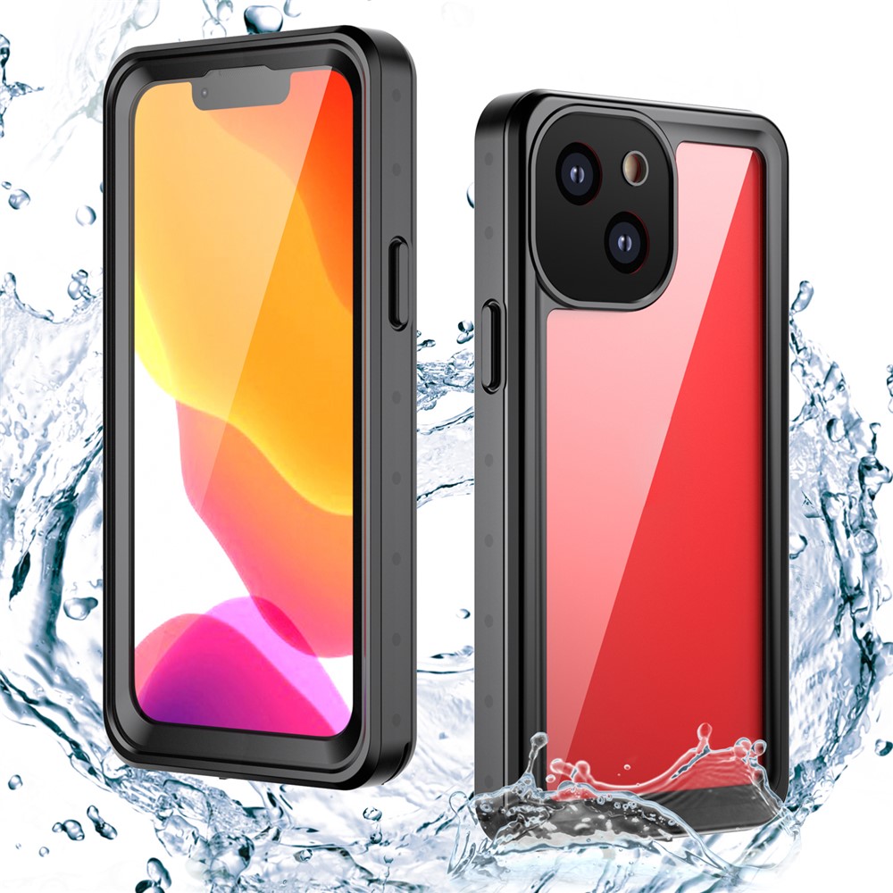 REDPEPPER PRO Series Drop-proof IP68 Waterproof Scratch Resistant Transparent Phone Case for iPhone 13 mini 5.4 inch-8