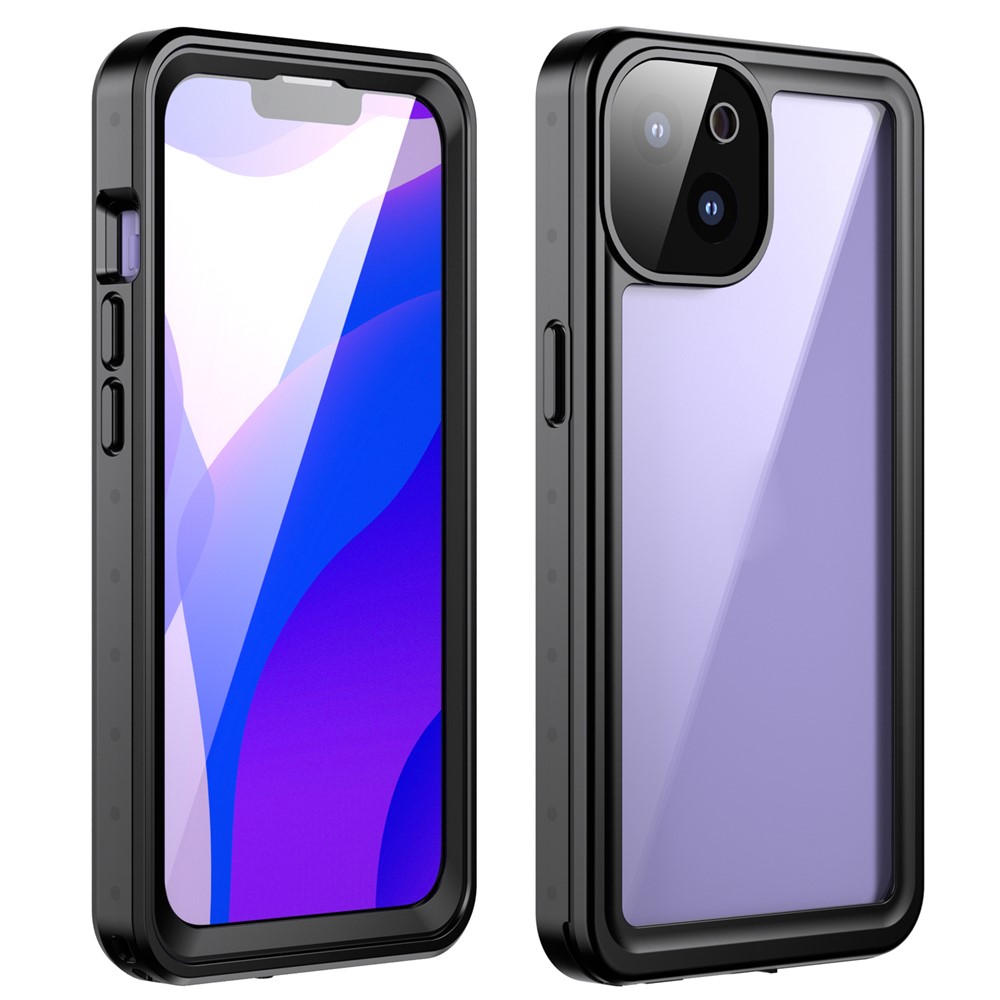 REDPEPPER PRO Series Scratch Resistant Drop-proof IP68 Waterproof Transparent Phone Cover Case for iPhone 13 6.1 inch-1