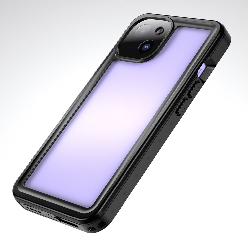 REDPEPPER PRO Series Scratch Resistant Drop-proof IP68 Waterproof Transparent Phone Cover Case for iPhone 13 6.1 inch-13