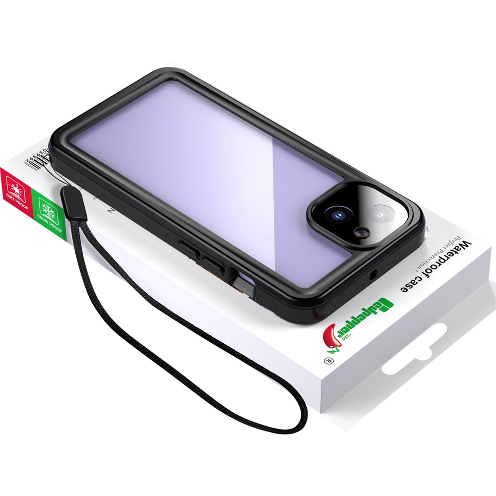 Redpepper Pro Série Résistant Aux Rayures Résistante à L'épreuve IP68 Cadre de Téléphone Transparent Imperméable Pour Iphone 13 6,1 Pouces