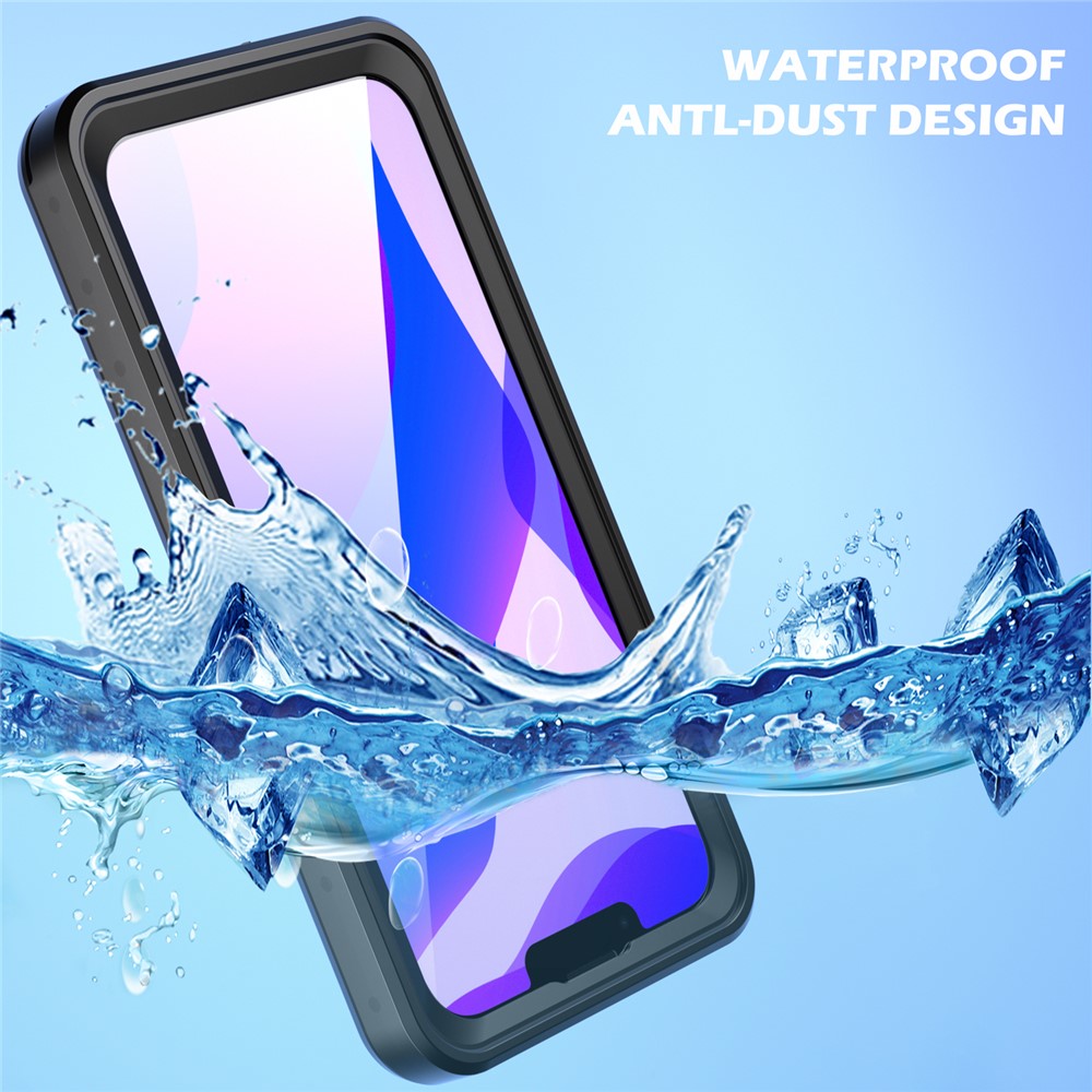 REDPEPPER PRO Series Scratch Resistant Drop-proof IP68 Waterproof Transparent Phone Cover Case for iPhone 13 6.1 inch-4