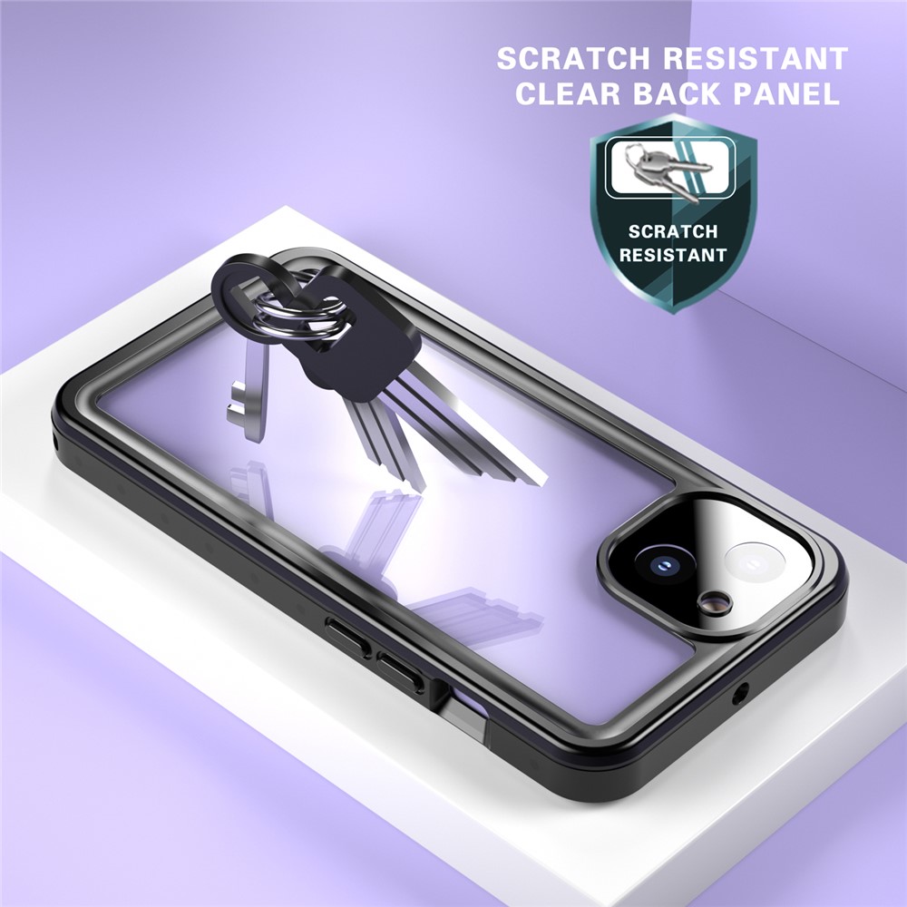 REDPEPPER PRO Series Scratch Resistant Drop-proof IP68 Waterproof Transparent Phone Cover Case for iPhone 13 6.1 inch-7