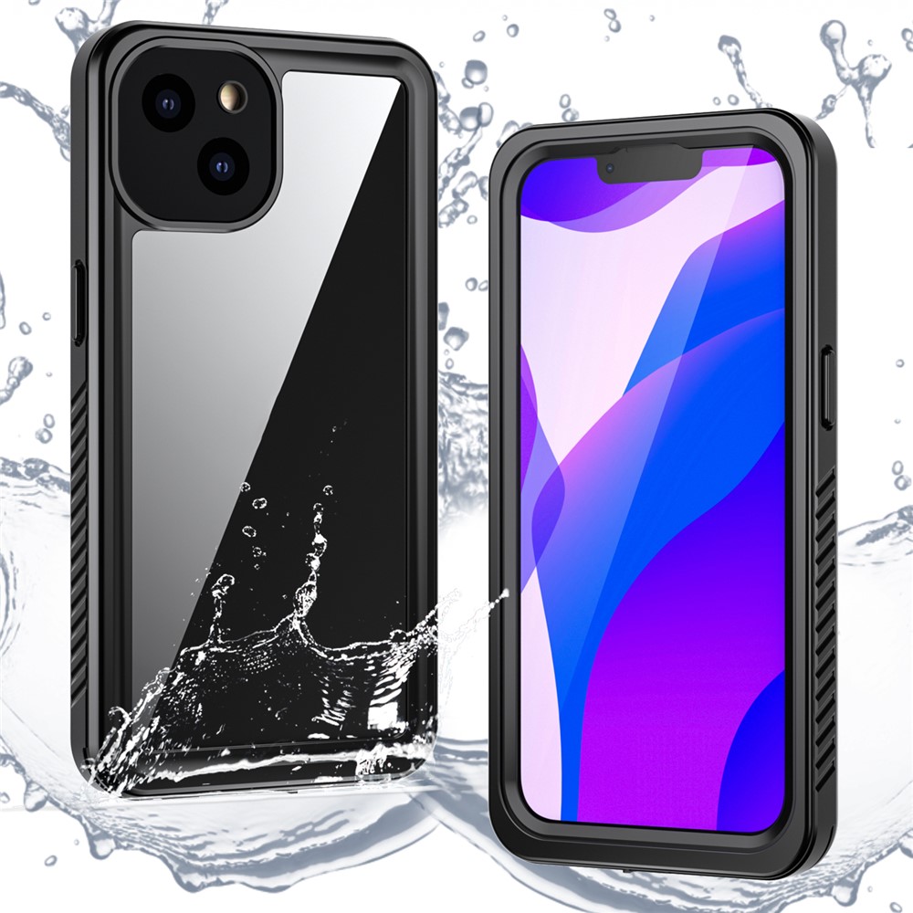 Fs Anti-Drop Series IP68 Dustproof Waterproof Clear Phone Case for iPhone 13 6.1 inch-10