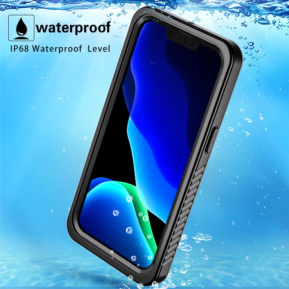 Fs Anti-Drop Series IP68 Light Slim Impact-Resistant Waterproof Clear Phone Case for iPhone 13 Pro 6.1 inch-4