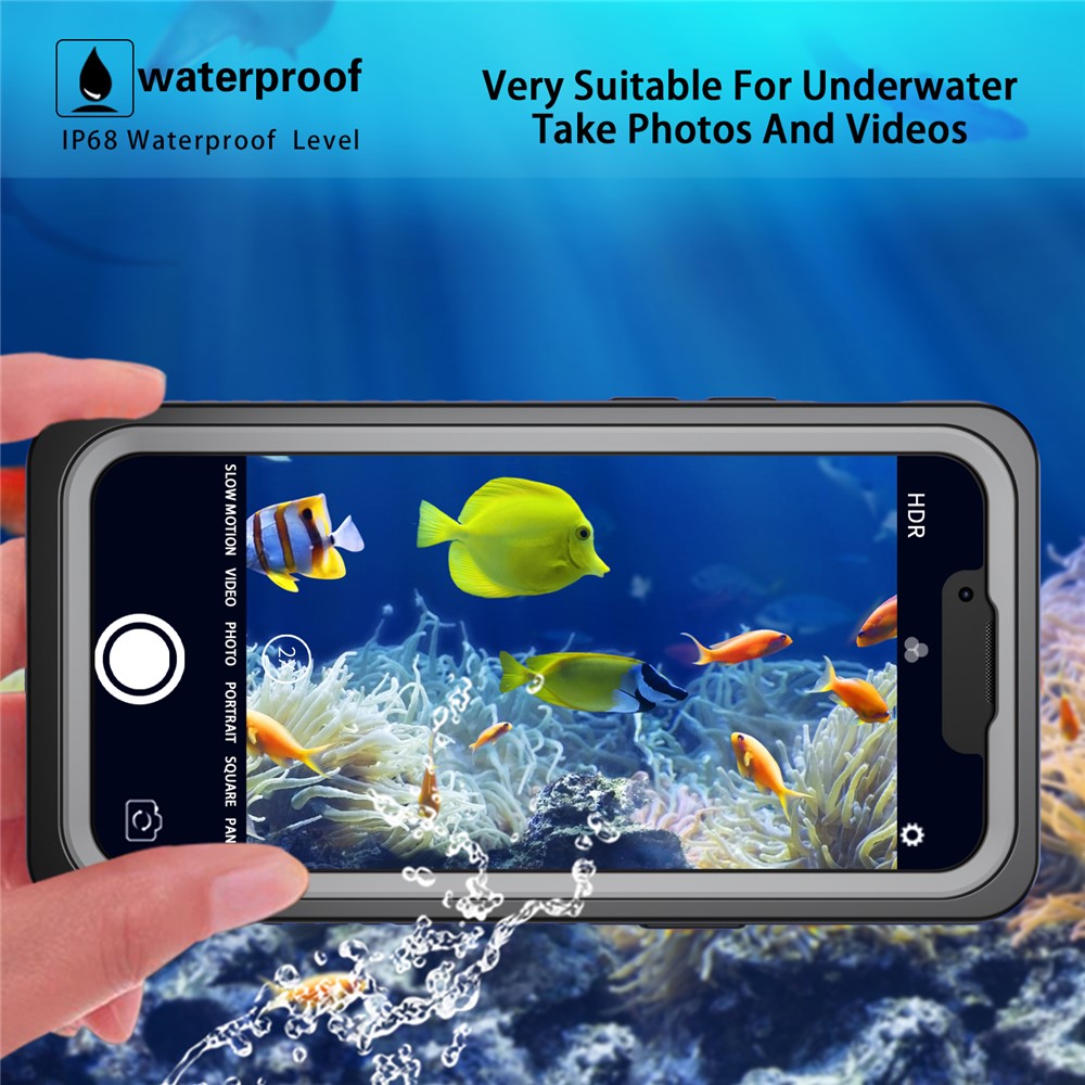 Fs Anti-Drop Series IP68 Lightweight Thin Waterproof Transparent Phone Case for iPhone 13 mini 5.4 inch-5