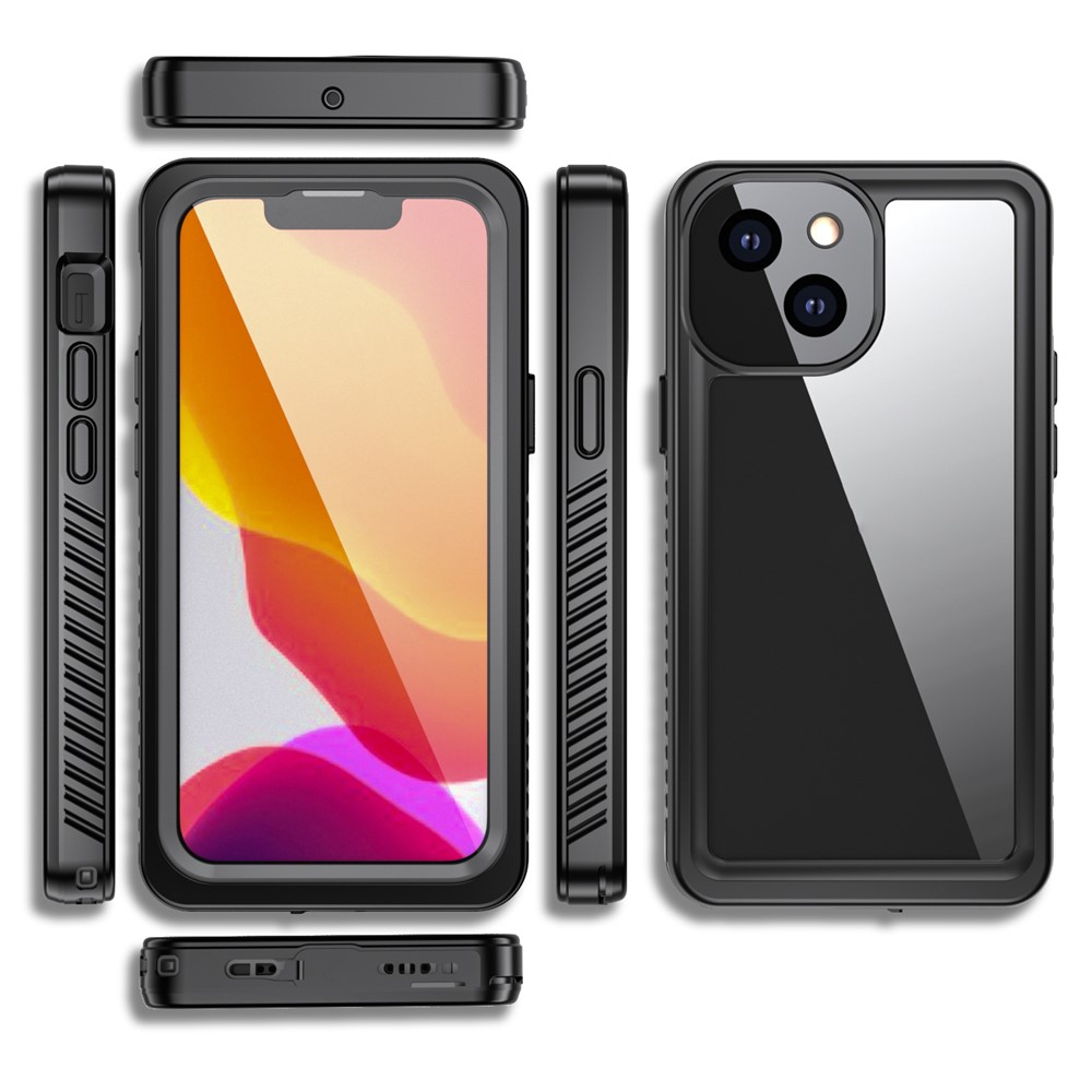 Fs Anti-Drop Series IP68 Lightweight Thin Waterproof Transparent Phone Case for iPhone 13 mini 5.4 inch-9