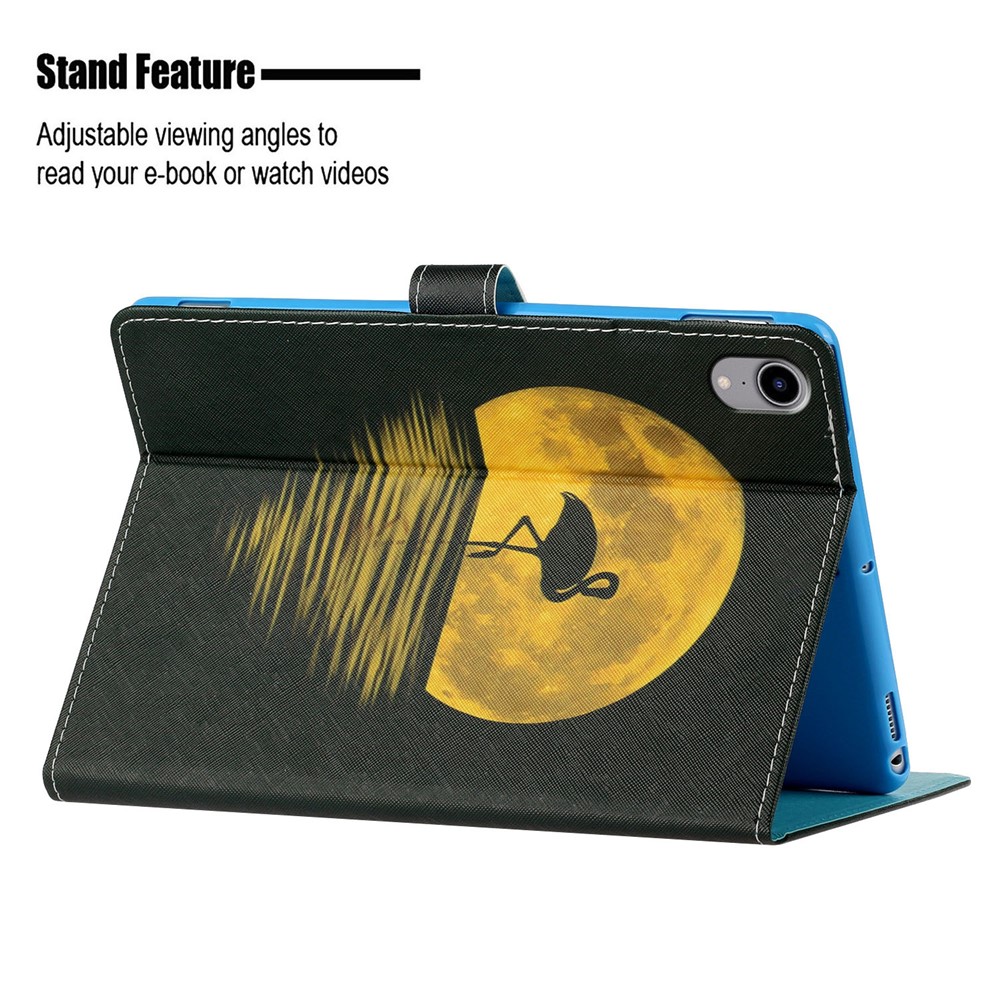 Magnetic Clasp Stylish Pattern Printing Shockproof Card Holder Design Leather Stand Case for iPad mini (2021) - Flamingo-8