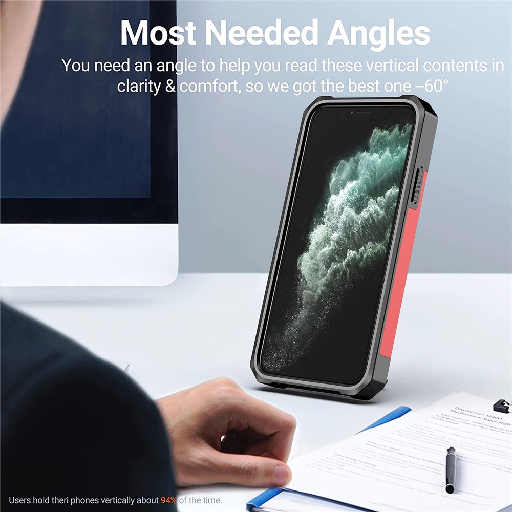 Sliding Camera Cover Card Slot Design Built-in Ring Holder Kickstand Phone Case for iPhone XS 5.8 inch - Blackish Green-6