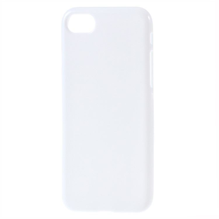 

Solid Color Jelly TPU Shell Case for iPhone 8 / 7 4.7 inch - White