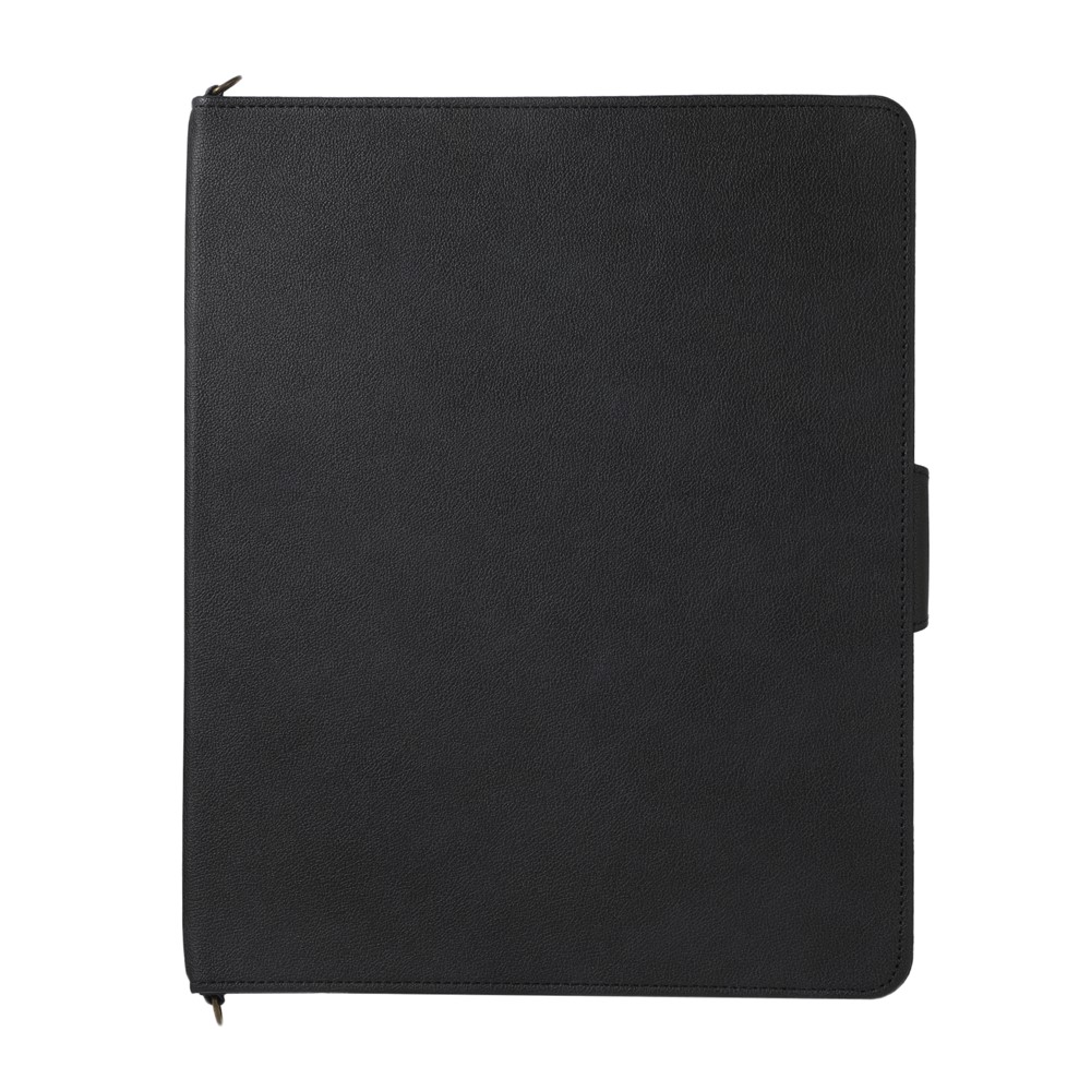 KHAZNEH Anti-RFID Wallet Design Anti-Drop Handy Strap Stand Tablet Case with Shoulder Strap for iPad Pro 12.9-inch (2020)/(2021) - Black-2