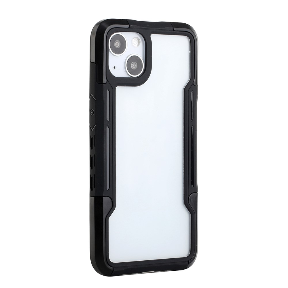 Anti-Drop TPU+Acrylic Hybrid Phone Case Shockproof Cover for iPhone 13 mini 5.4 inch - Black-3