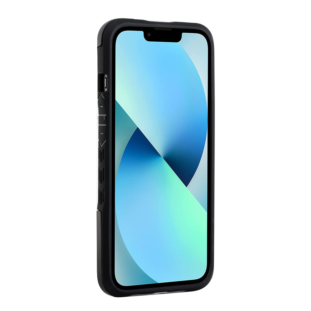 Anti-Drop TPU+Acrylic Hybrid Phone Case Shockproof Cover for iPhone 13 mini 5.4 inch - Black-4