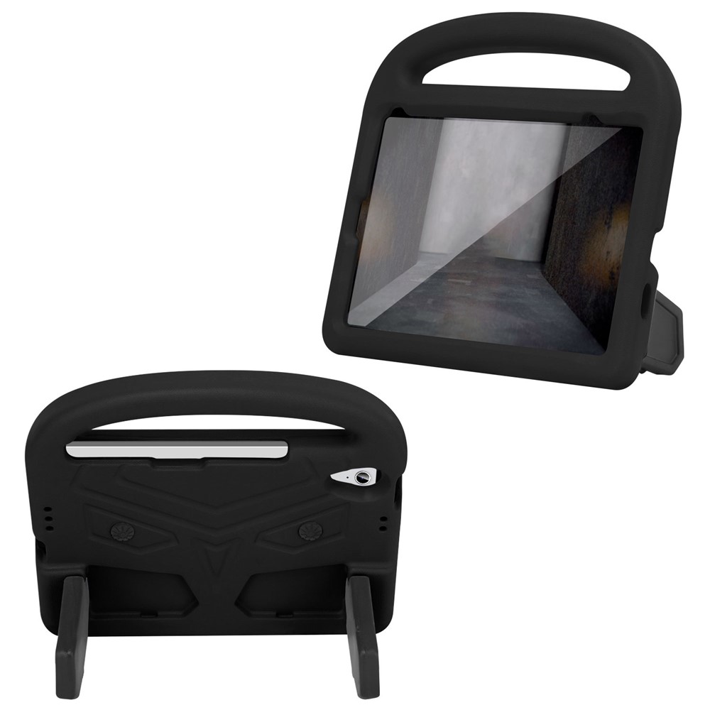 Sparrow Style Portable Handle EVA Tablet Case Shell Cover Protector with Kickstand for iPad mini (2021) - Black-6