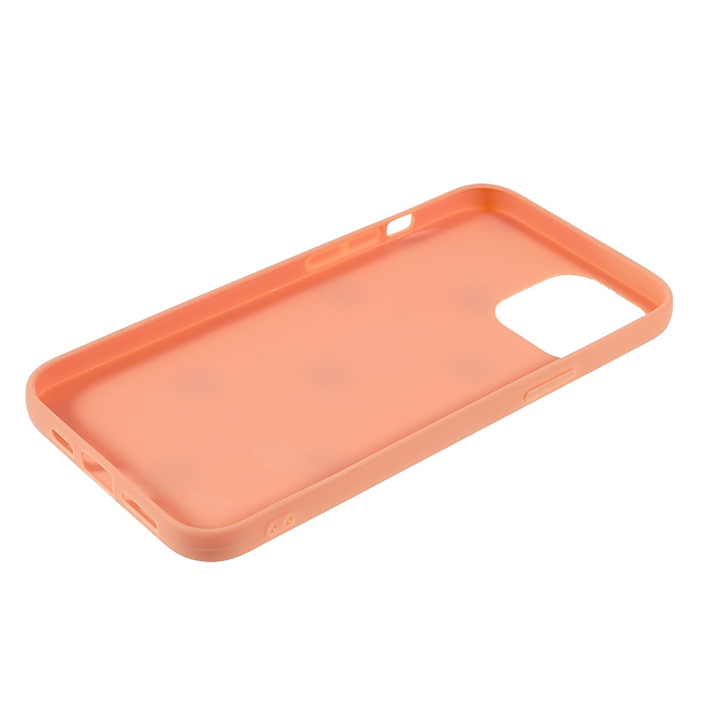 For iPhone 12 Pro Max 6.7 inch Soft Phone Case Daisy Pattern Flexible TPU Phone Cover Case - Orange-7