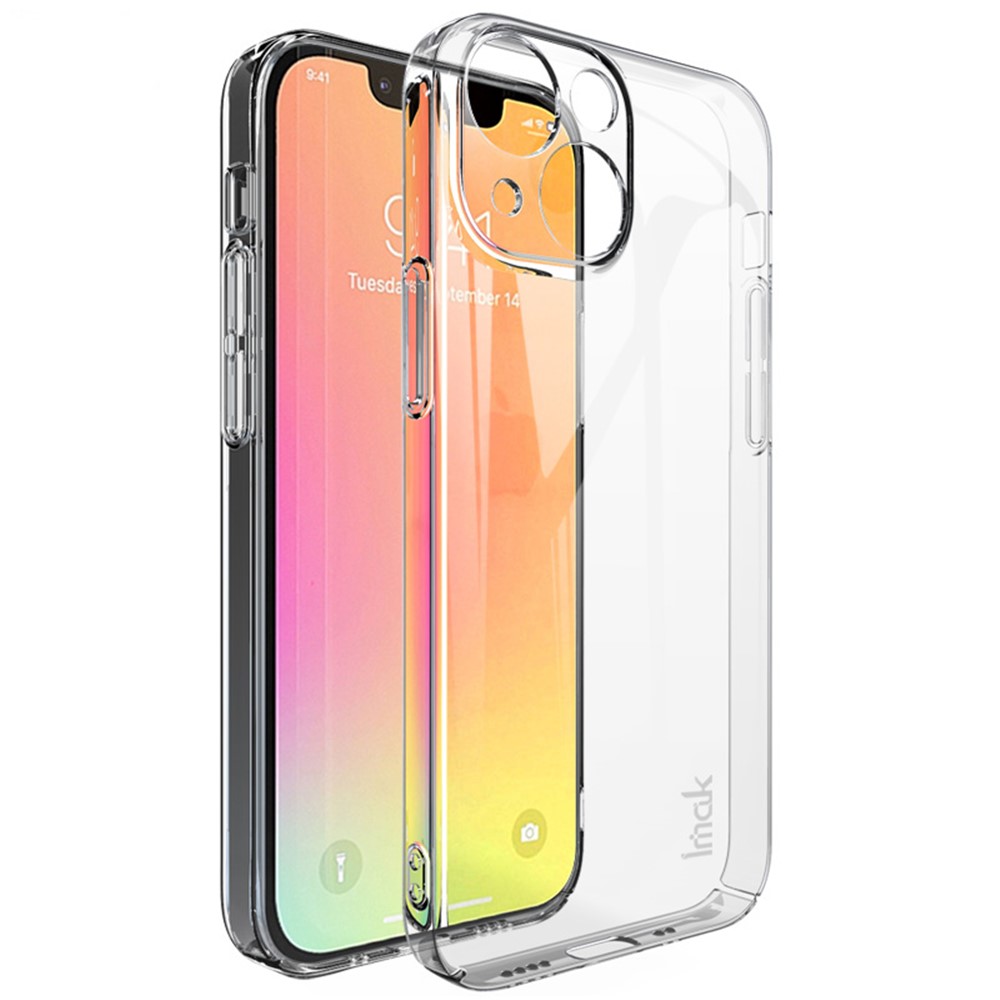 IMAK Crystal Case II Pro Hard PC Phone Case for iPhone 13 mini 5.4 inch , Shockproof Slim-fit Protective Back Cover