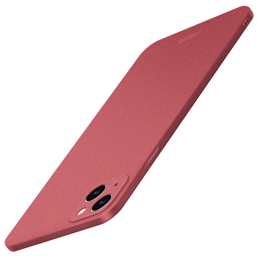 MOFI Shield Matte Series 360 Degree Anti-drop PC Back Protective Phone Case for iPhone 13 mini 5.4 inch - Red
