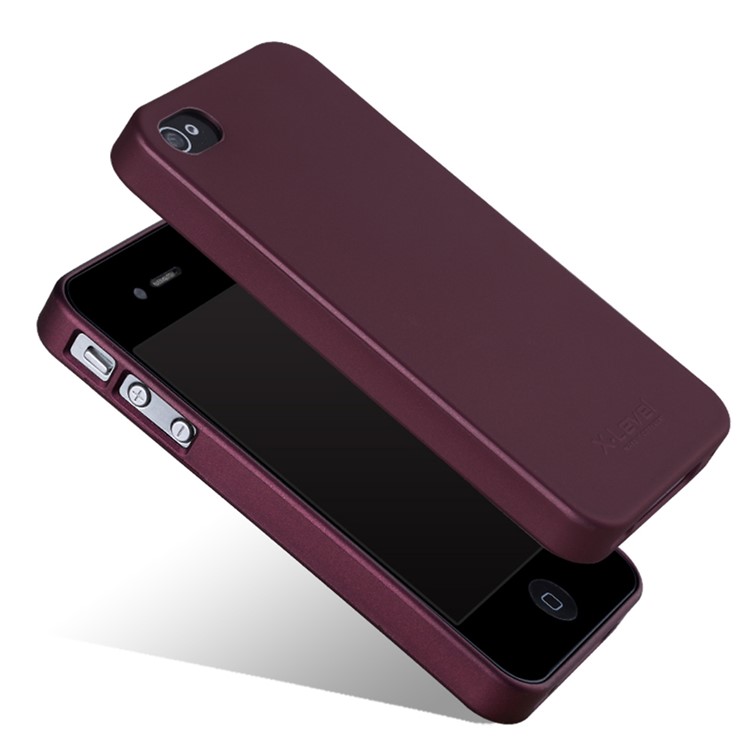 

X-LEVEL Серия Стражей Матового Корпуса TPU Для Iphone 4 / 4S / Verizon Iphone 4 - Красное Вино, iPhone 4