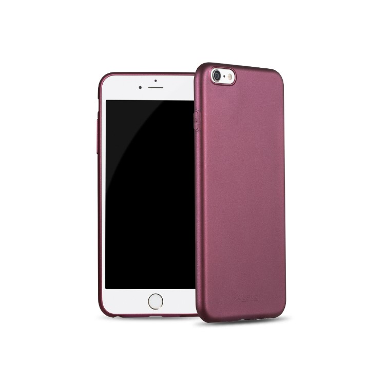 X-LEVEL Guardian Series TPU Back Case for iPhone 6s 6 4.7 - Wine Red-5