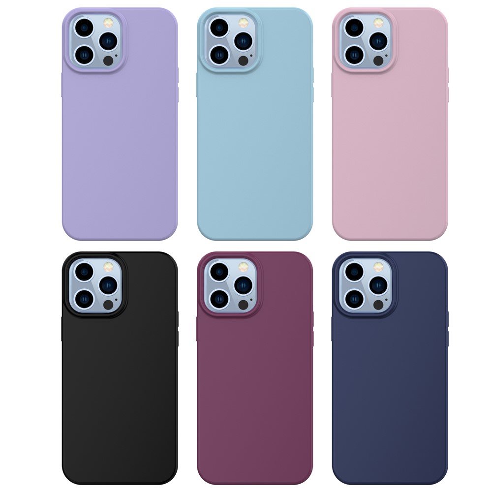 GW18-P TPU Phone Case Anti-fingerprint Phone Cover for iPhone 13 Pro Max 6.7 inch - Black-7