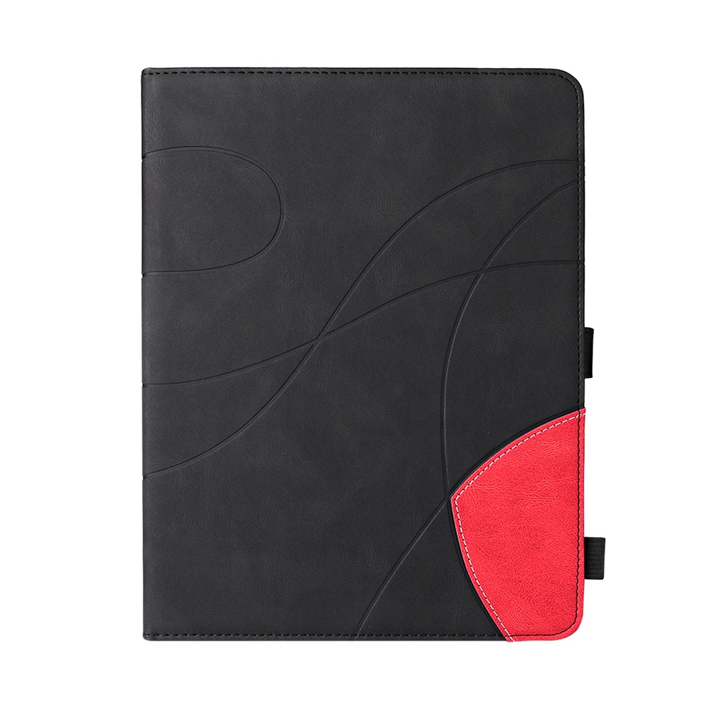 Dual-Color Splicing Skin Touch Anti-Drop Anti-Scratch Magnetic Clasp Cards Slots Design Tablet Case with Stand for iPad Pro 11-inch (2020)/(2018)/(2021)/Air (2020) - Black-10