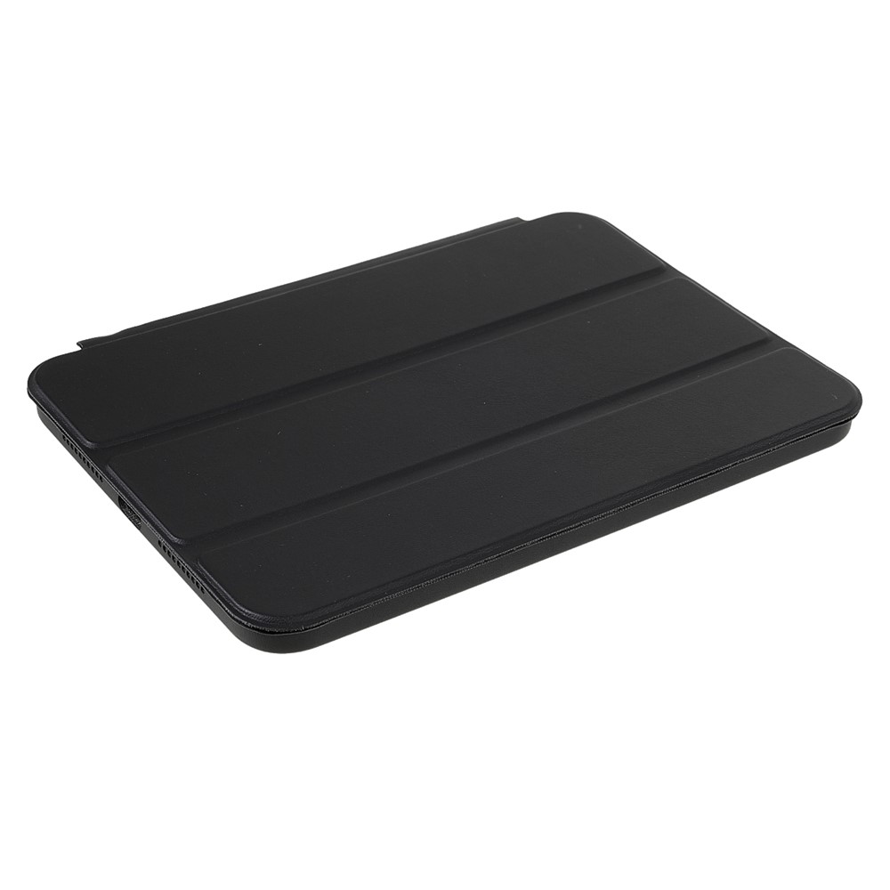 PU Leather Tri-fold Stand Protection Tablet Cover Case for iPad mini (2021) - Black-5