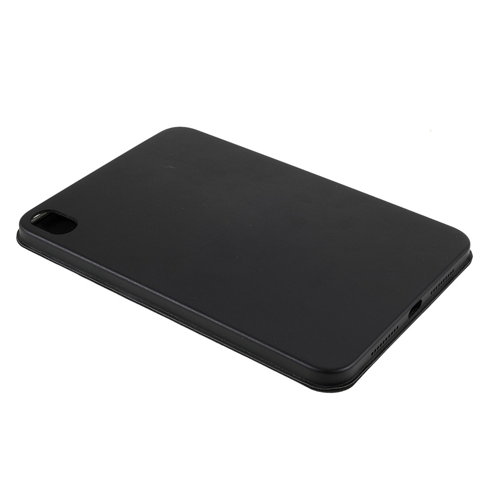 PU Leather Tri-fold Stand Protection Tablet Cover Case for iPad mini (2021) - Black-6