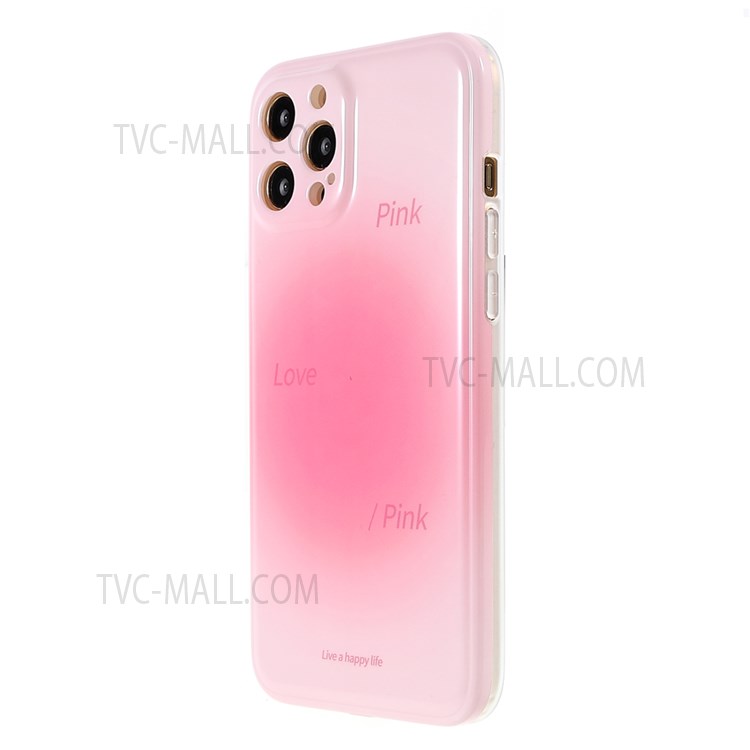 Freely-Twisted TPU Cover Popular Network Style Blooming Color Phone Case for iPhone 12 Pro 6.1 inch - Pink-3