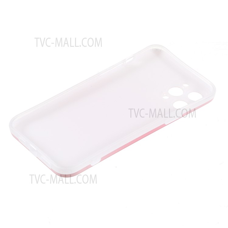 Freely-Twisted TPU Cover Popular Network Style Blooming Color Phone Case for iPhone 12 Pro 6.1 inch - Pink-7