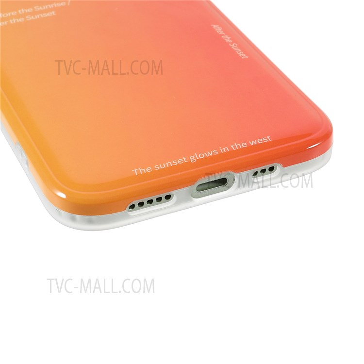 Popular Network Style Blooming Color TPU Phone Cover Case for iPhone 12 mini 5.4 inch - Orange-5