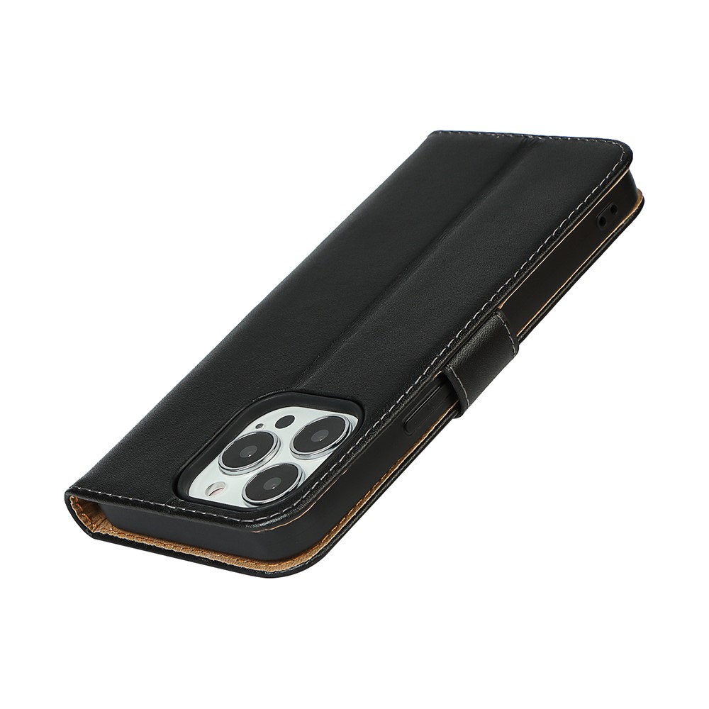 Split Leather Wallet Stand Phone Protective Cover Case for iPhone 13 Pro Max 6.7 inch-8