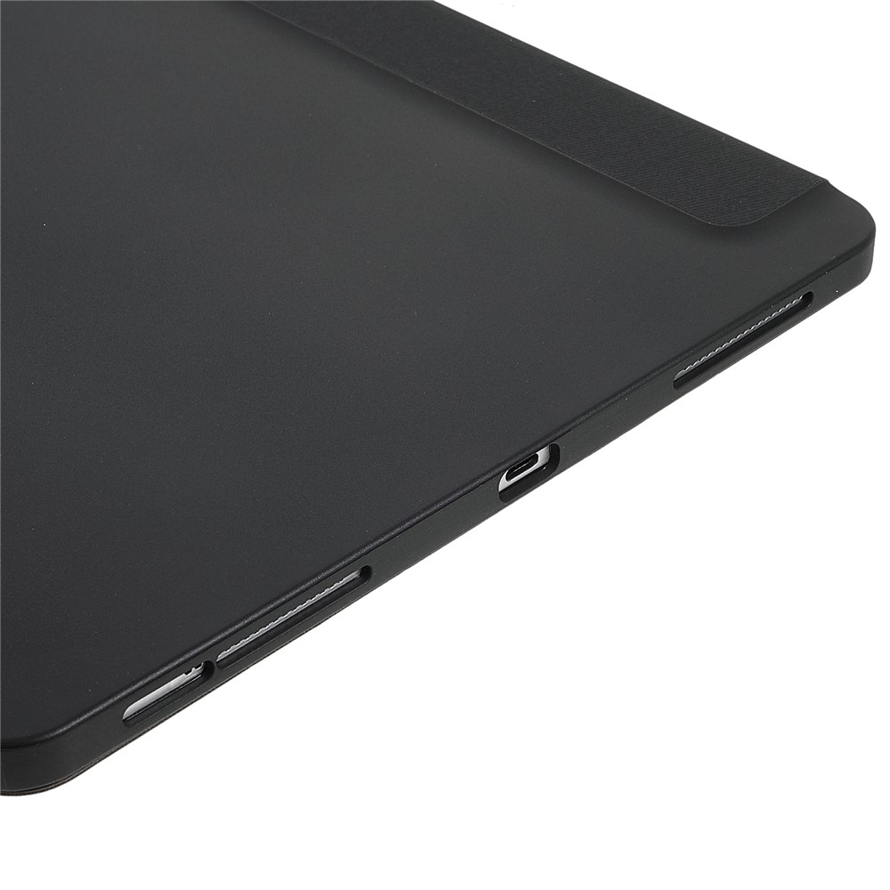 TOTU AA-154 Anti-scratch Shockproof Tri-fold Stand Auto Wake/Sleep PU Leather TPU Cover Case with Pencil Holder for iPad Pro 12.9 (2017)/(2018)/(2020)/(2021)-11