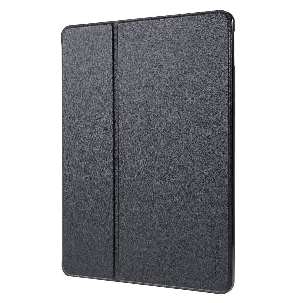 Litchi De Niveau X Texture Auto Réveil / Sleep PU Pu En Cuir Tablette De Protection Avec Support De Crayon Pour IPad 10.2 (2021) / (2020) / (2019) / Air 10,5 Pouces (2019) / IPad Pro 10.5-pouce (2017) - Le Noir-3