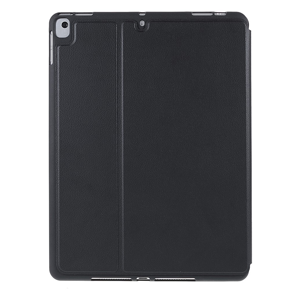 Litchi De Niveau X Texture Auto Réveil / Sleep PU Pu En Cuir Tablette De Protection Avec Support De Crayon Pour IPad 10.2 (2021) / (2020) / (2019) / Air 10,5 Pouces (2019) / IPad Pro 10.5-pouce (2017) - Le Noir-4