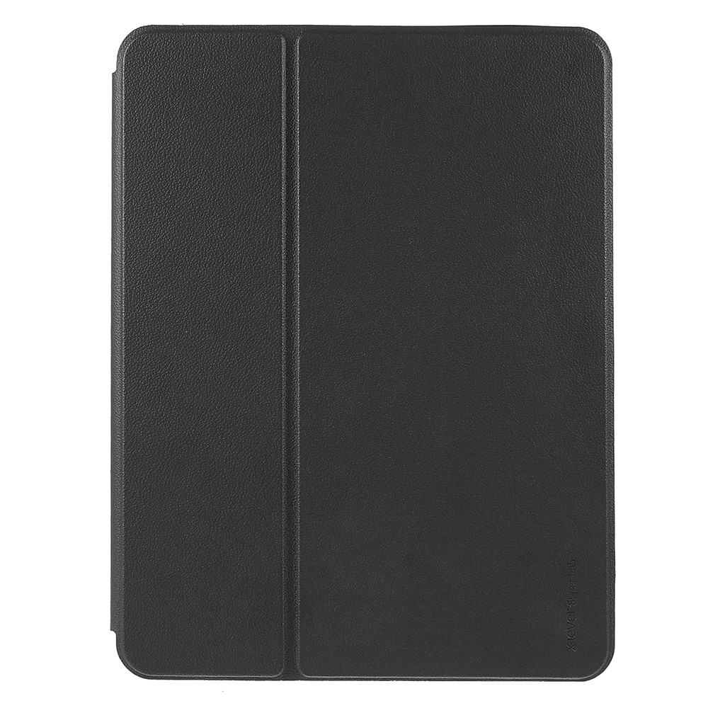 X-LEVEL Litchi Texture PU Leatther Folio Stand Smart Auto Wake/Sleep Case with Pencil Holder for iPad Pro 11-inch (2021)/(2020)/(2018) / Air (2020) - Black-2