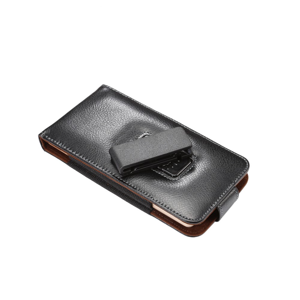 Estojo de capa de bolsa de couro dividido com clip de cinto para iPhone 6s Plus / 6 Plus Etc-4