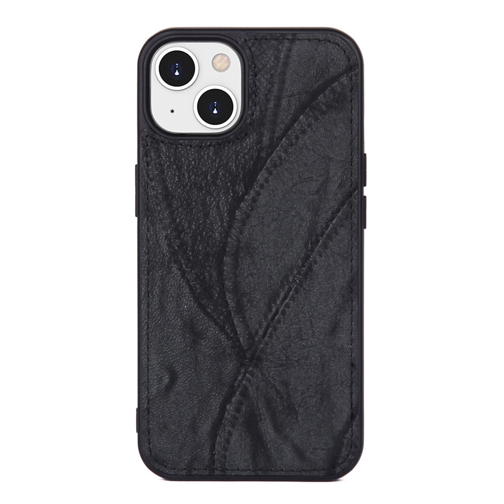 MEGSHI 004 Series Zipper Pocket Shockproof Detachable Stand Design PU Leather TPU Wallet Cover Flip Case for iPhone 13 mini 5.4 inch - Black-10