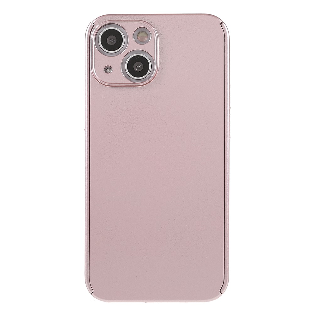 Rubberized Surface Precise Cutouts Light Slim Detachable 2-in-1 Hard PC Case with Screen Protector for iPhone 13 6.1 inch - Rose Gold-2
