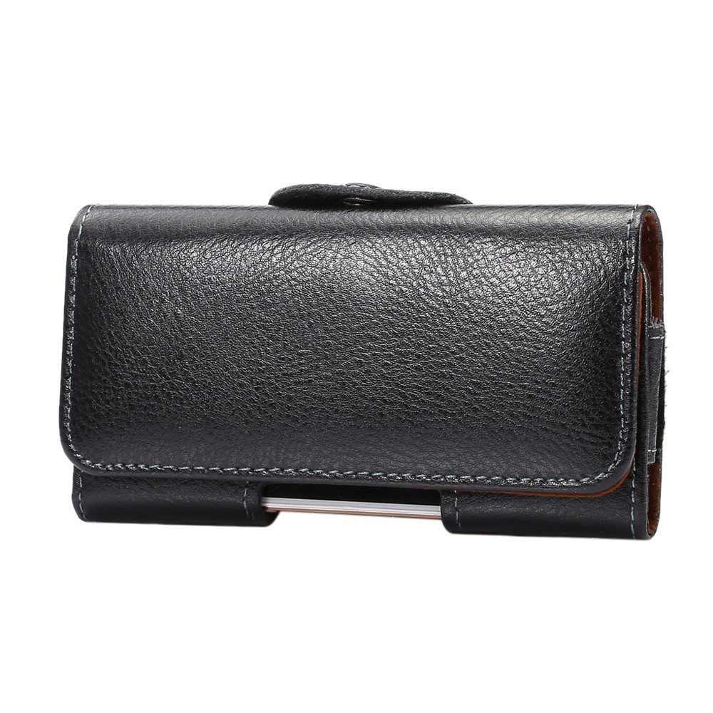 Litchi Korn Split Leder Tasche Holster Für IPhone Se / 5s / 5, Größe: 127 X 62 X 12mm-2