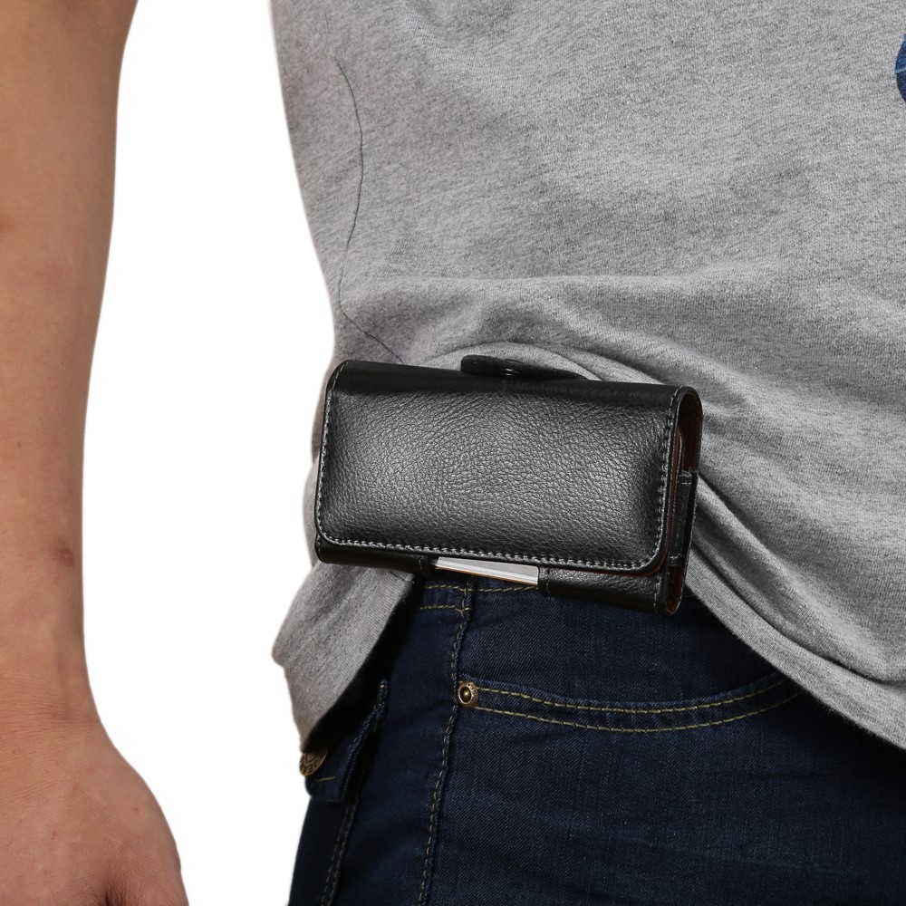 Litchi Korn Split Leder Tasche Holster Für IPhone Se / 5s / 5, Größe: 127 X 62 X 12mm-6
