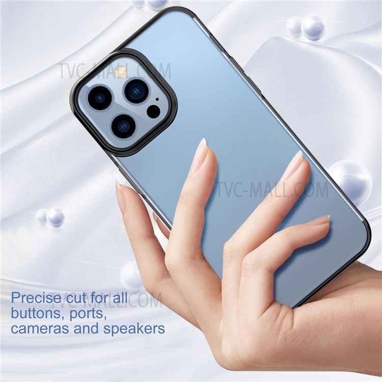 GW18 Electroplating Anti-scratch Anti-fall Precise Cutout Soft TPU Case Shell for iPhone 13 Pro Max 6.7 inch - Black-5