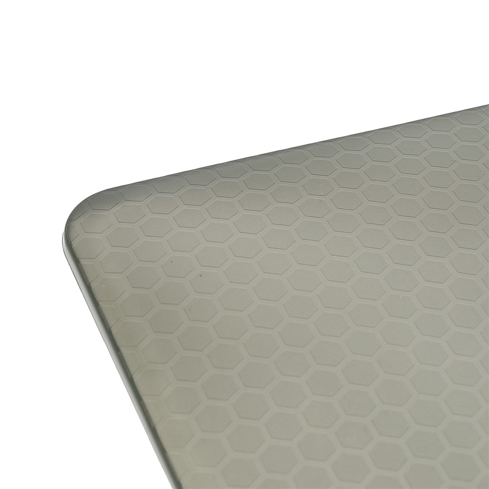 Honeycomb Texture Ultra-thin Laptop Protective Case Hard PC Notebook Shell Cover for MacBook Air 13.3-inch (A1369/A1466) - Black-7