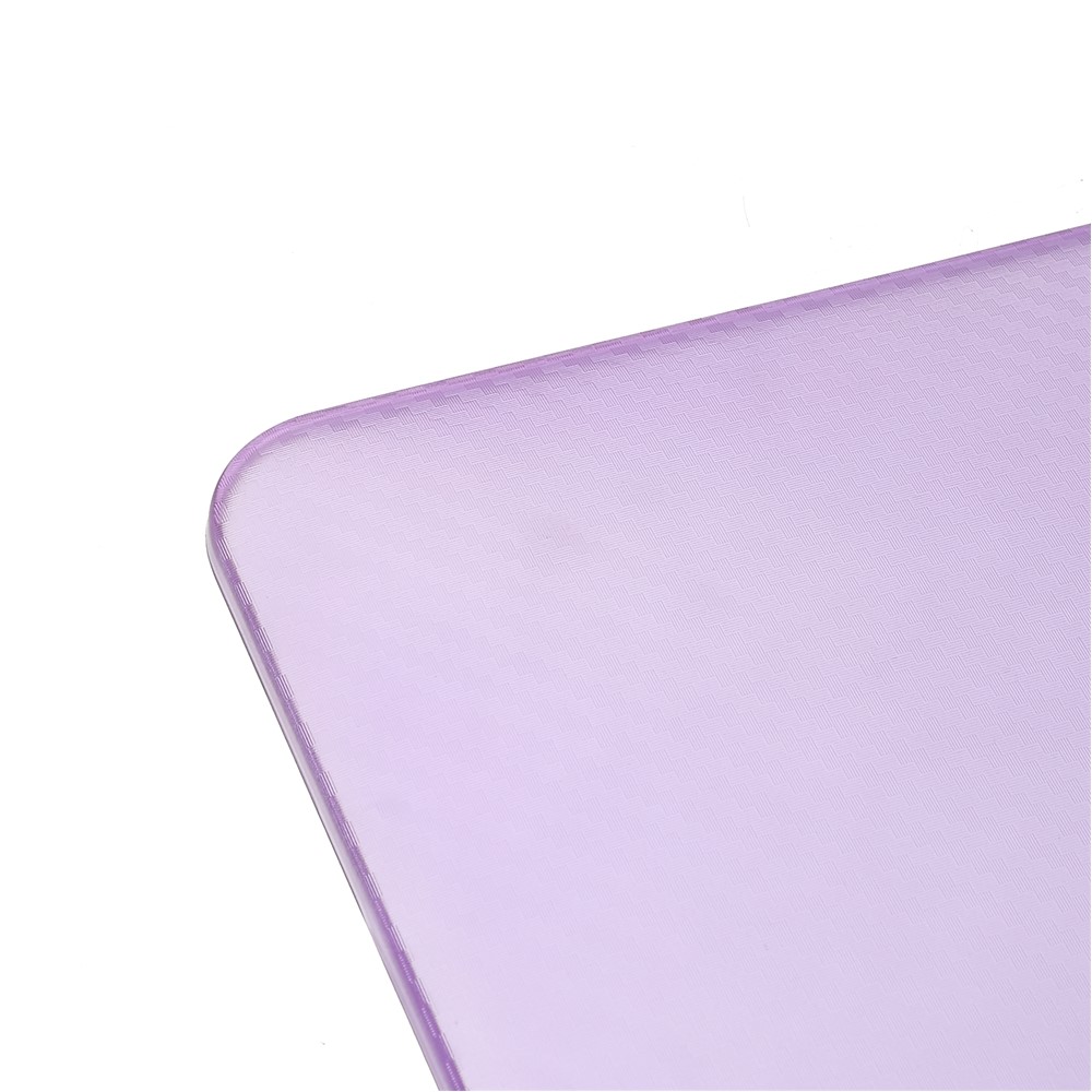 Carbon Fiber Texture Laptop Case Full Protection PC Shell for MacBook Air 13.3-inch (A1369/A1466) - Purple-8